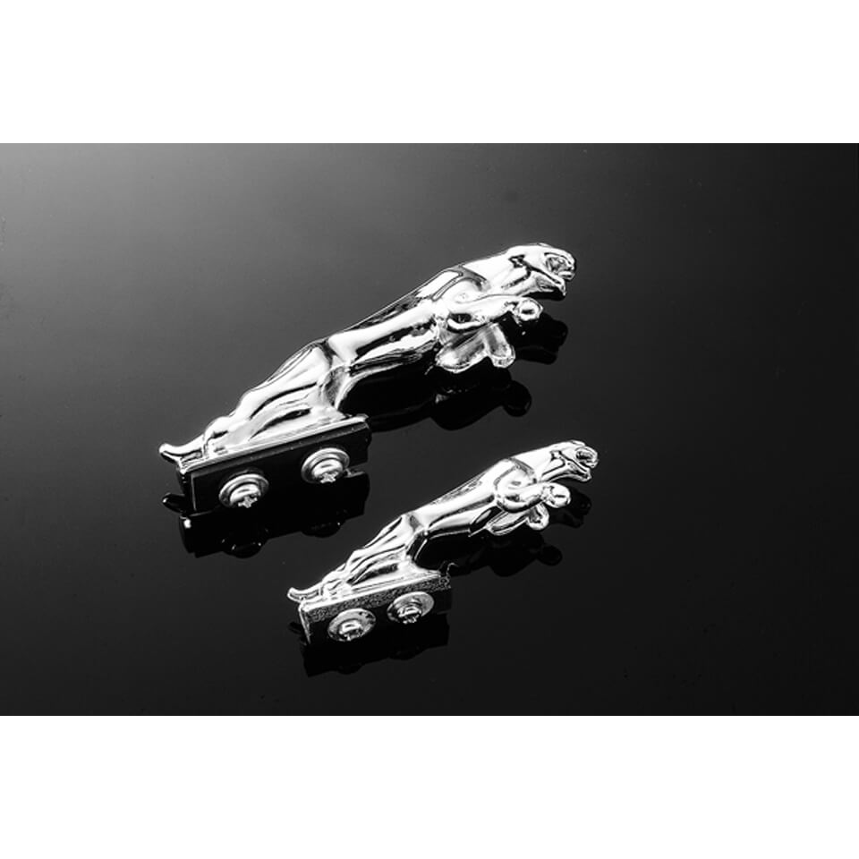 HIGHWAY HAWK Panther Fender figure, chrome, size S, silver, silver