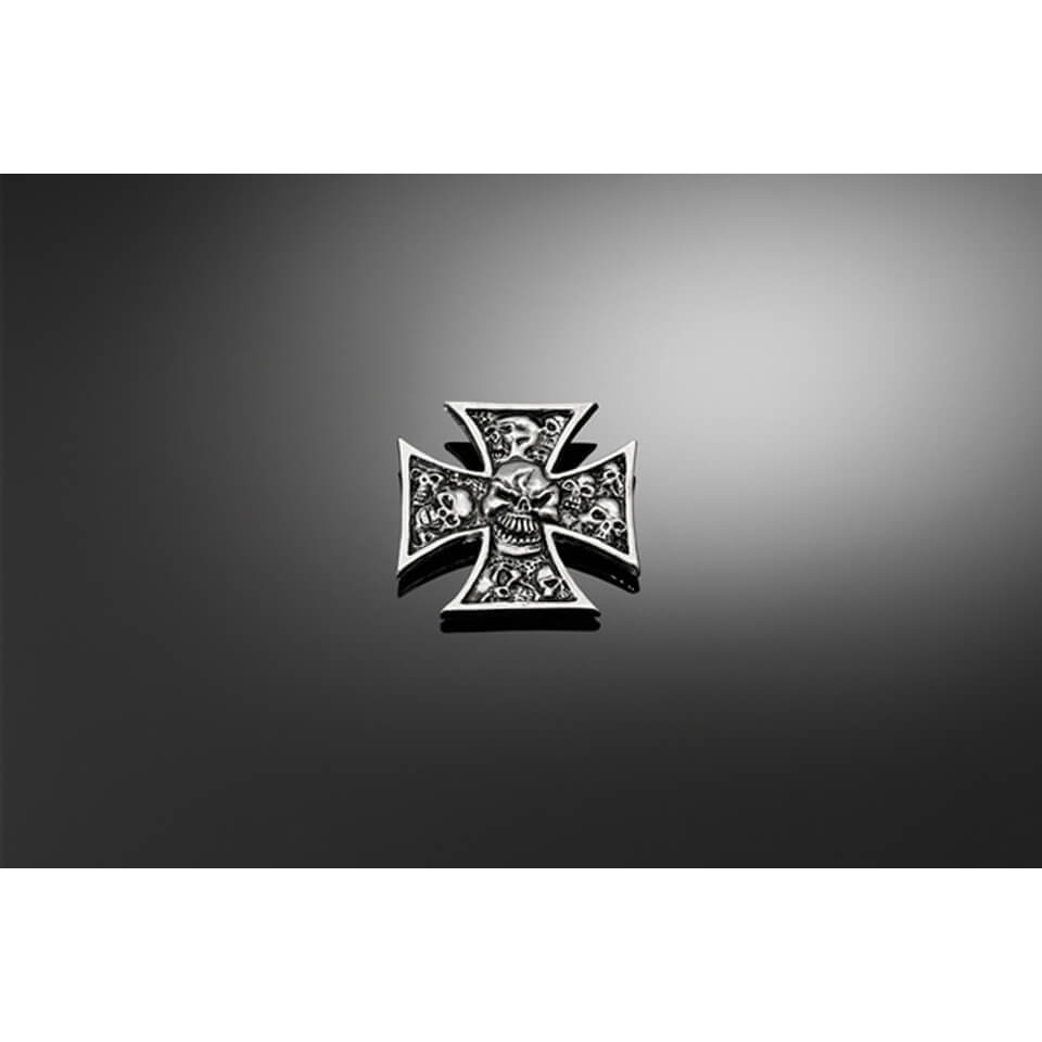 高速公路鹰马耳他十字架与头骨