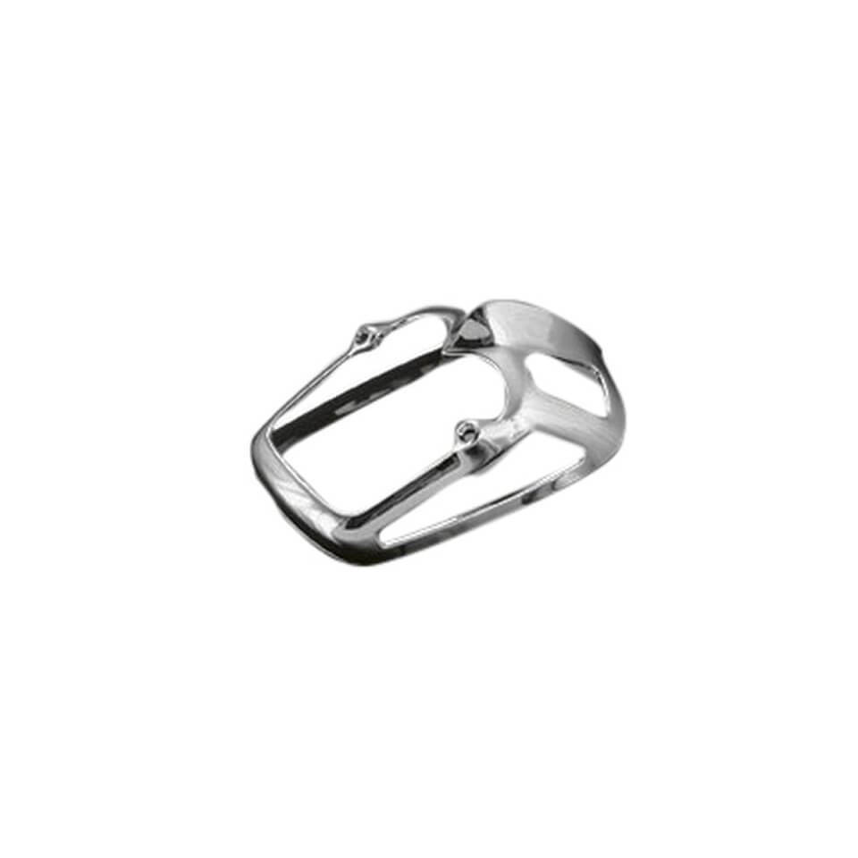 HIGHWAY HAWK Headlamp cover TECHGLIDE HONDA VT750C2 ACE 98-01, VT1100 SABRE, VALKYRIE, silver, silver