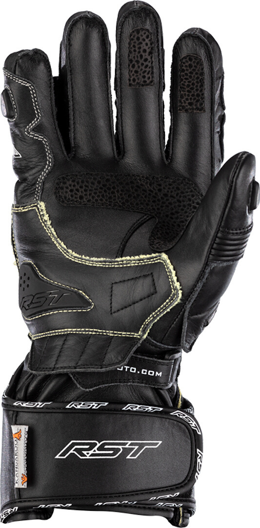 Side view of RST Tractech Evo 4 Motorcycle Gloves, black, Size 2XL for Men