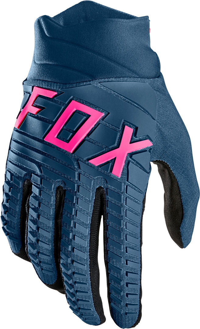FOX 360 Motocross Gloves, pink-blue, Size 2XL, pink-blue, Size 2XL