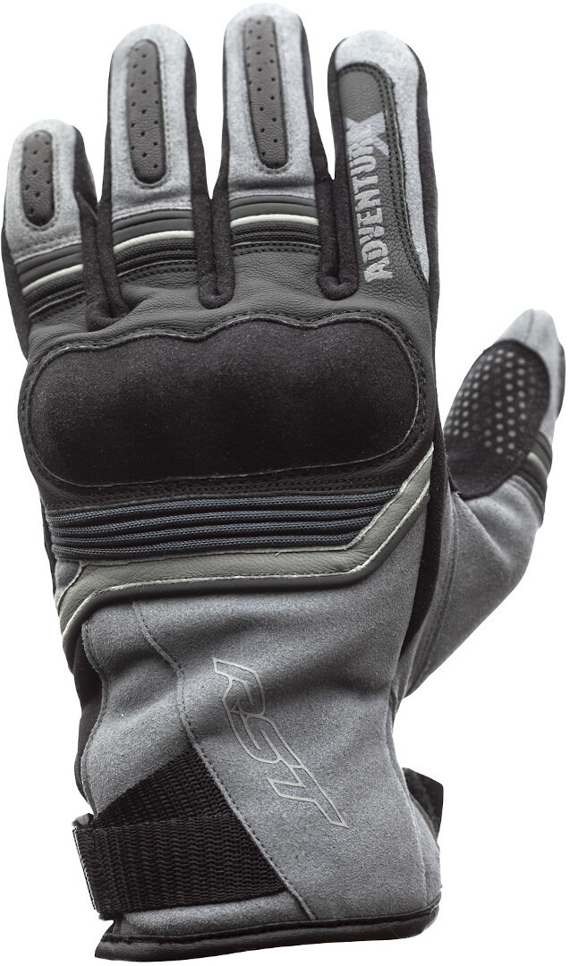 RST Adventure-X Motorcycle Gloves, black-grey, Size S, black-grey, Size S