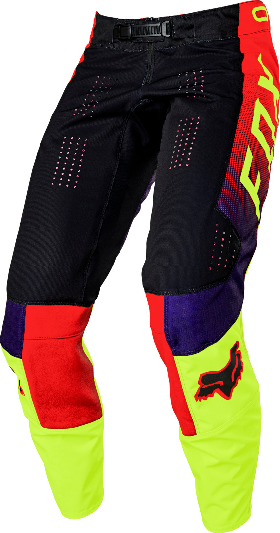 FOX 360 Voke Youth Motocross Pants, black-yellow, Size 24, black-yellow, Size 24