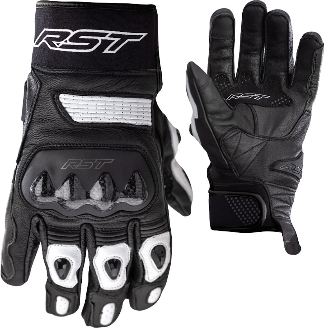 RST Freestyle II Motorcycle Gloves, black-white, Size XS, black-white, Size XS