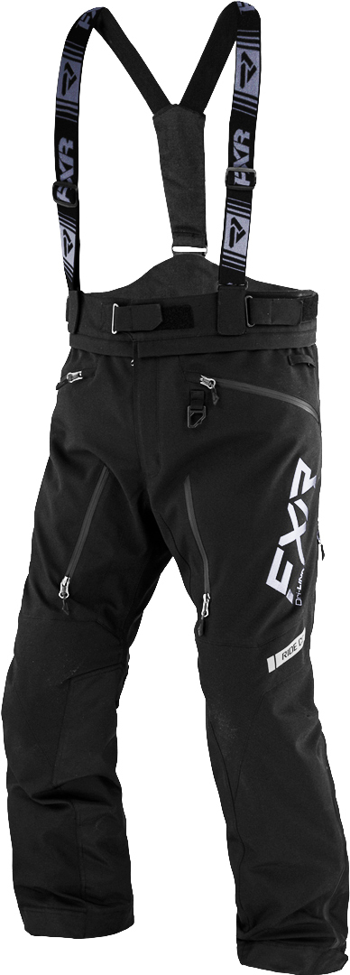 FXR Mission X Bib Pants, black, Size S, black, Size S