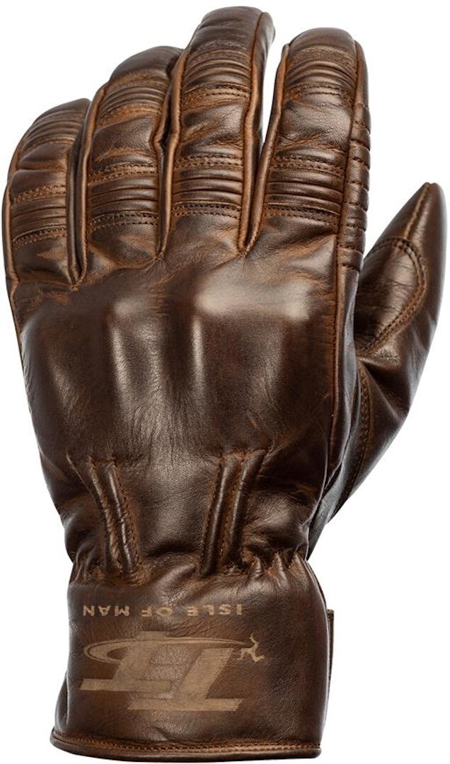 RST IOM TT Hillberry Motorcycle Gloves, brown, Size XL, brown, Size XL