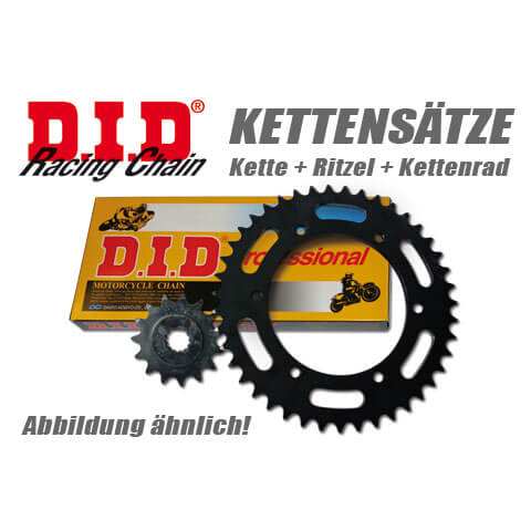 DID Kette und ESJOT Räder PREMIUM 520 ZVM-X chain set RM-Z 250/E, 18-, black-gold, black-gold