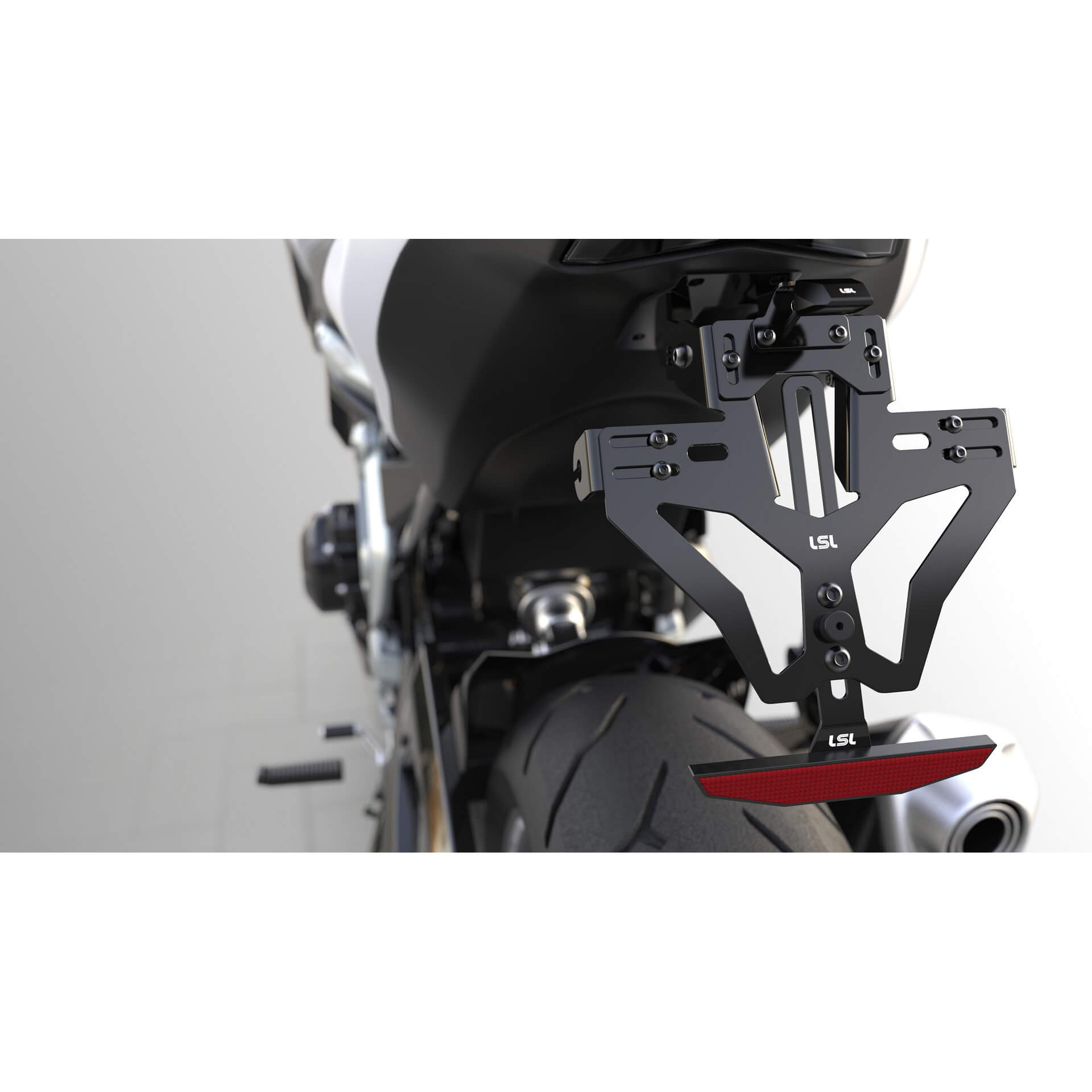 Image of LSL MANTIS-RS PRO per Honda CB 125 R 18-, compresa l'illuminazione della targa, nero