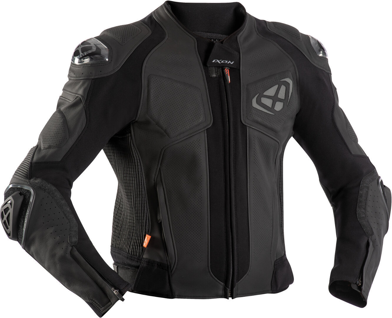 Ixon Vendetta Evo Motorcycle Leather Jacket, black, Size 2XL, black, Size 2XL