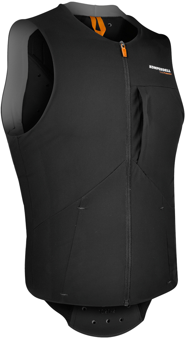 Komperdell Air Protector Vest, black-orange, Size XS, black-orange, Size XS