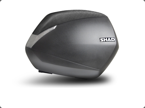 SHAD COVERS VALIGIE SH36 FINITURA ASPETTO CARBONIO Copertura laterale in carbonio