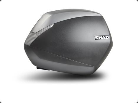 SHAD COUVERCLE SH36 NEW TITANIUM Housse de boîtier latéral en titane