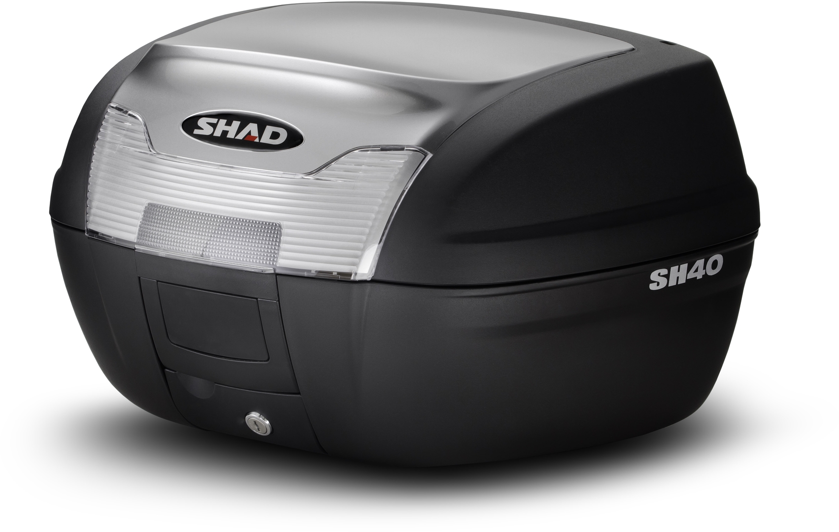 Shad Unisex Black Sh40 Topcase Cover Silver,