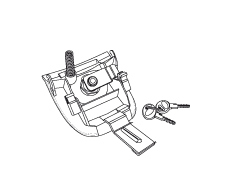 SHAD SH37 LOCK SYSTEM