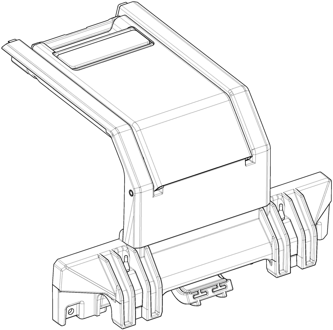 SHAD LOWER PART TR47 LOCKING SYSTEM