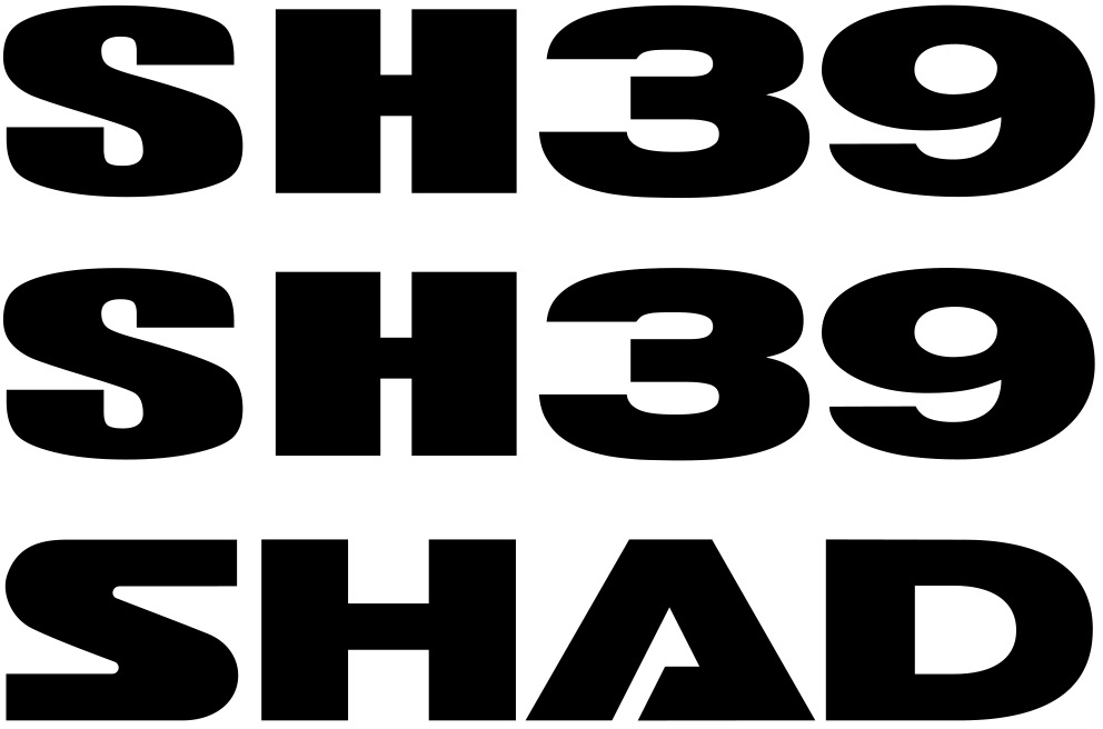 SHAD STICKERS SH39