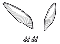 SHAD SH48 REFLECTORS