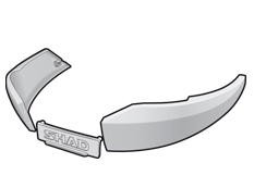 SHAD FASCIA LATERALE GRIGIO TITANIO SH48