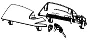 SHAD SPARE PARTS MECHANISM SH23
