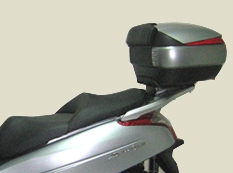 Shad Top Master Honda, schwarz, schwarz