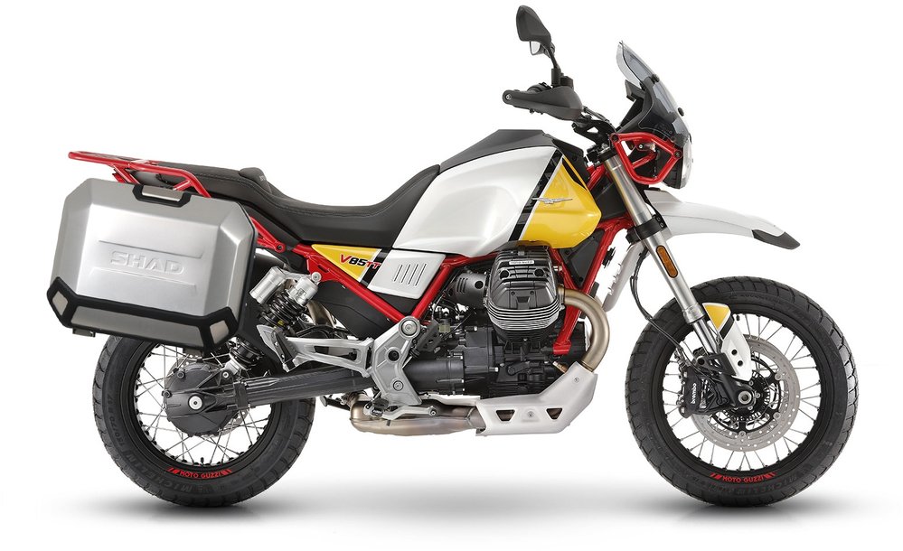 4P-SYSTEM MOTO GUZZI V85TT Sidoväska Hållare