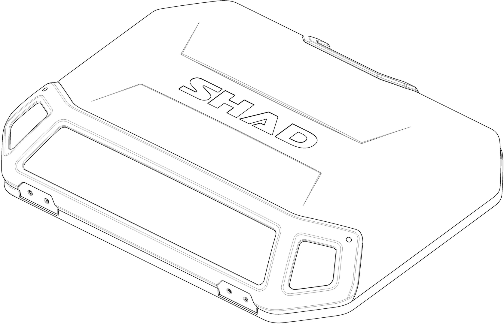 SHAD ALUMINIUM COVER TERRA SIDE CASE