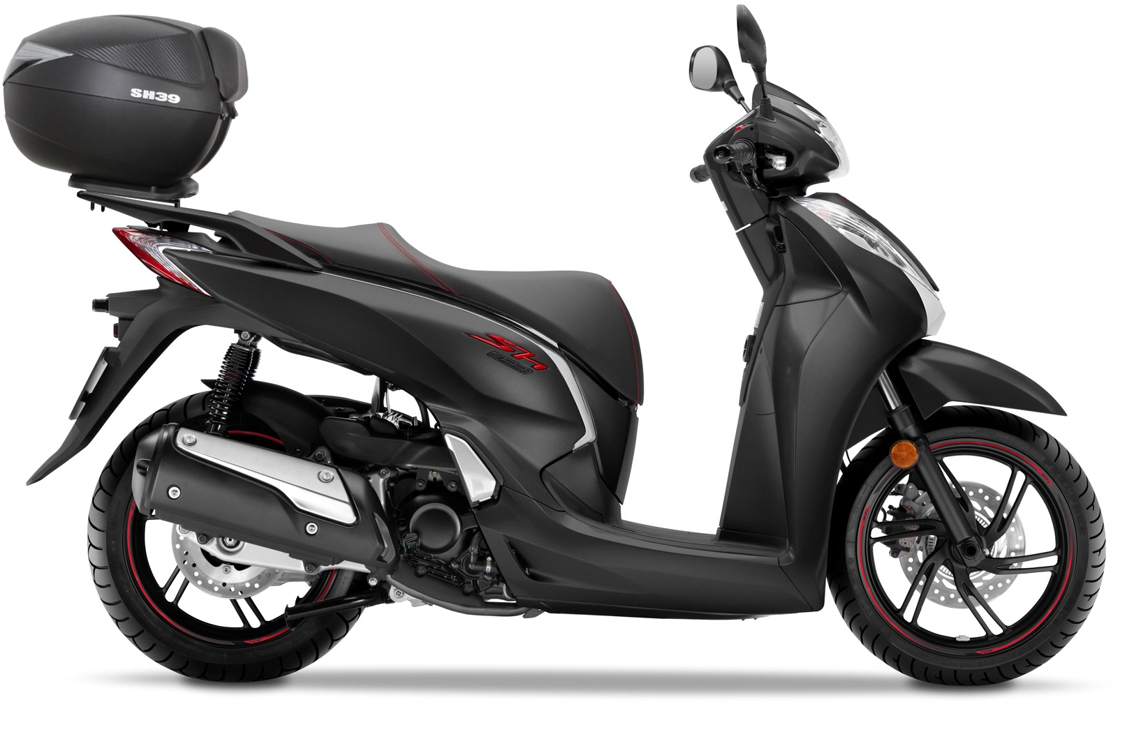 Shad Top Master Honda, schwarz, schwarz