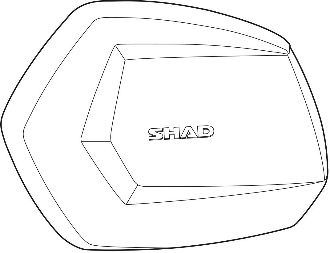 SHAD S.PART SC LID LEFT ALU SH35