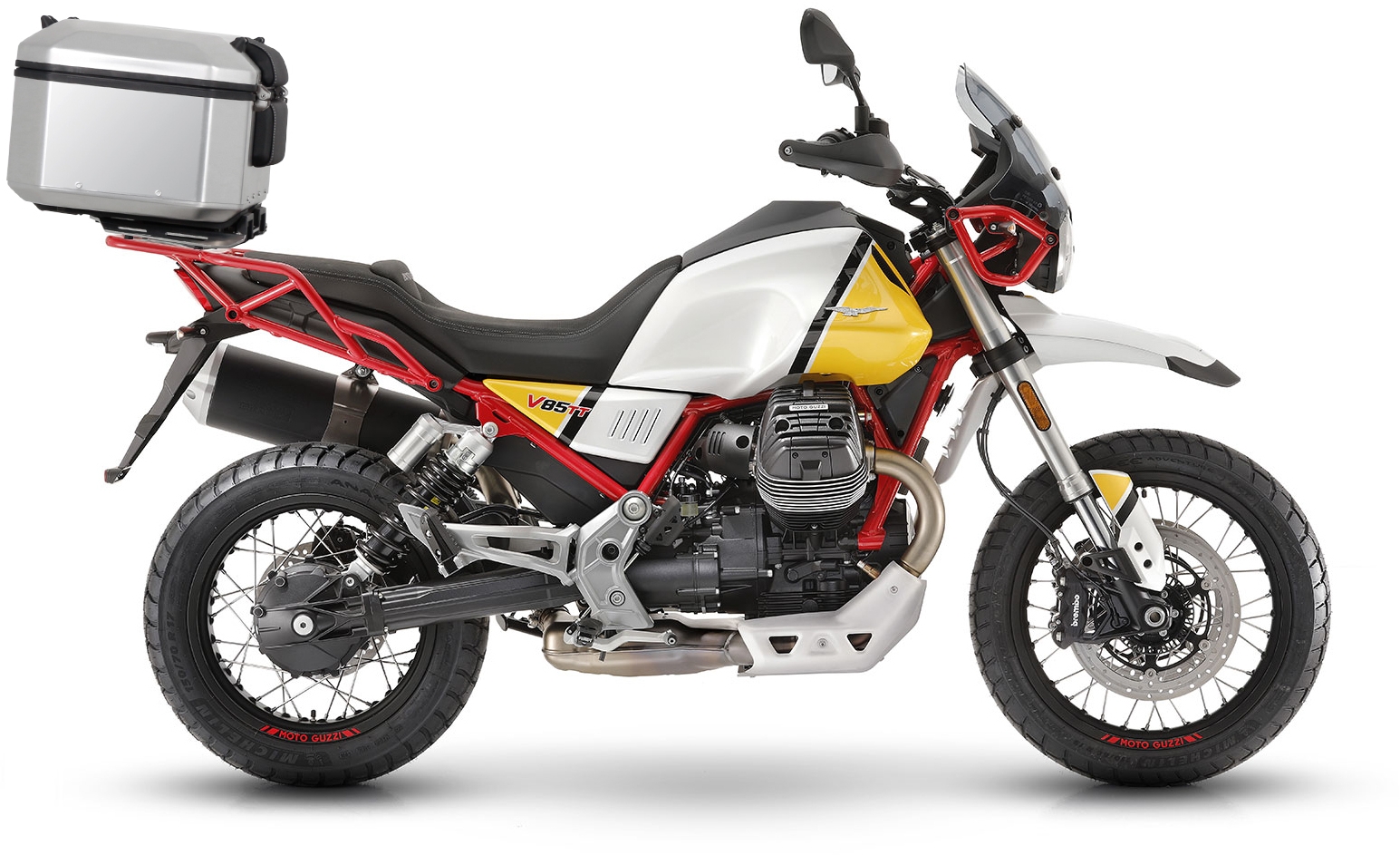 Shad Top Master Moto Guzzi, black, black