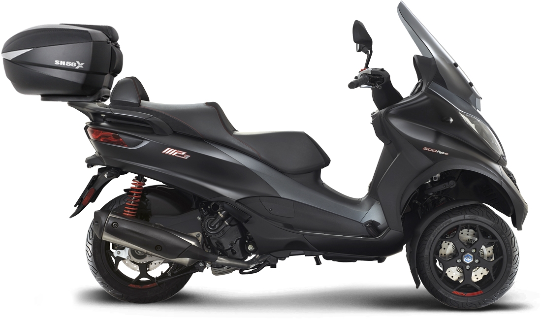 Shad Top Master Piaggio, black, black