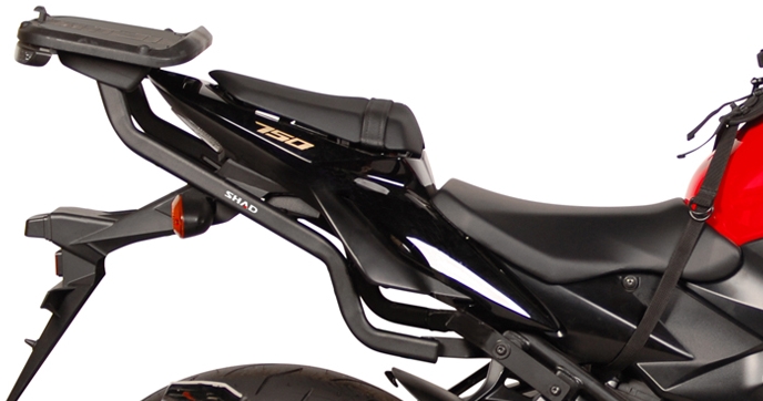 Shad Top Master Suzuki Topcaseträger, schwarz, schwarz