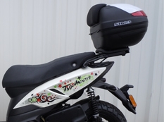 Top Master Piaggio Topcase Fitting, Black