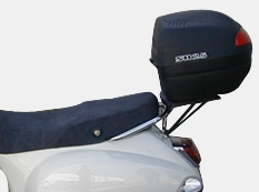 Shad Top Master Vespa Topcaseträger, schwarz, Größe 25 cm, schwarz, Größe 25 cm