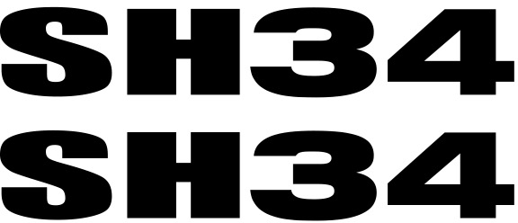 SHAD SET SIDE STICKER SH34