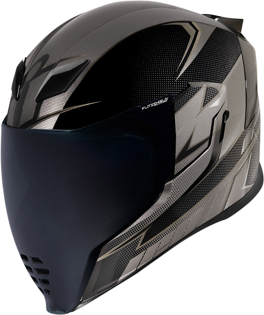 Icon Airflite Ultrabolt Hjälm, svart-grå, storlek XS