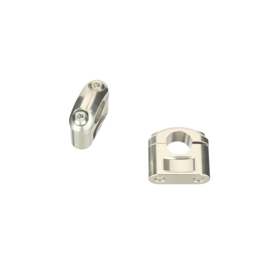 Blocs de serrage ABM í ̃22,2 mm, 40 mm, argent