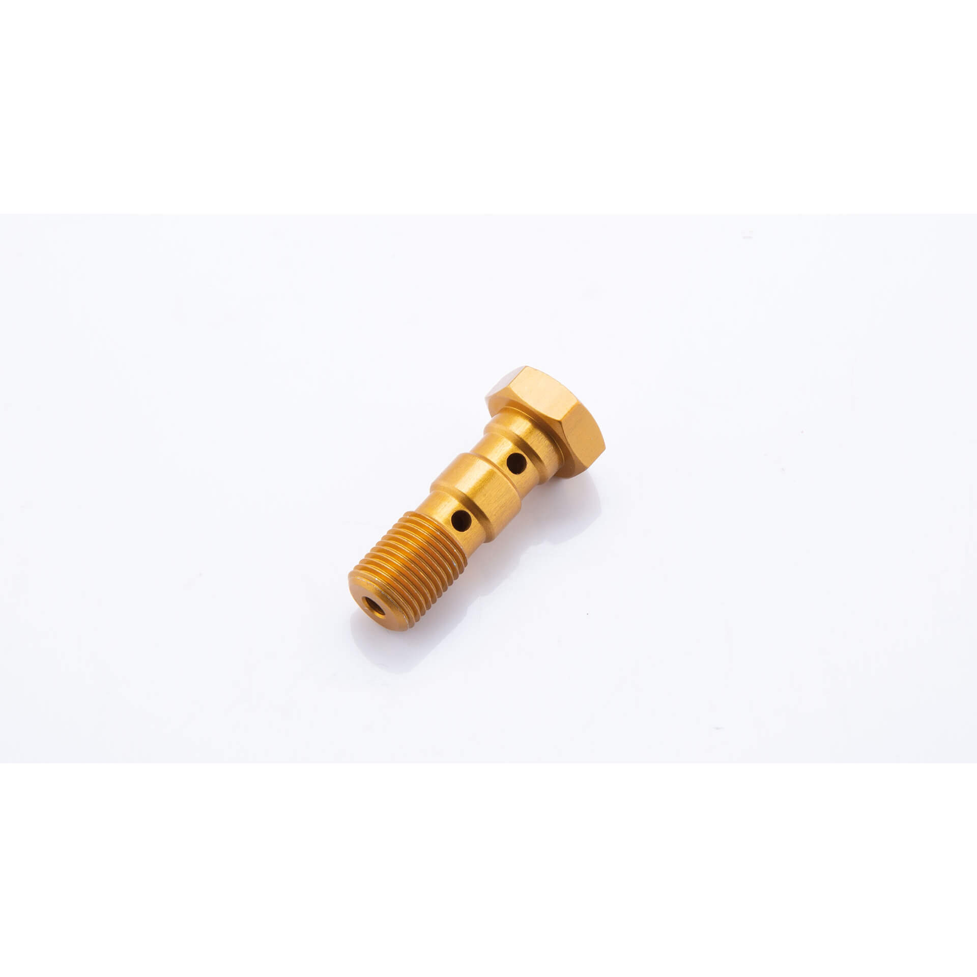 LSL Aluminium double banjo bolt M10x1.00, gold, gold