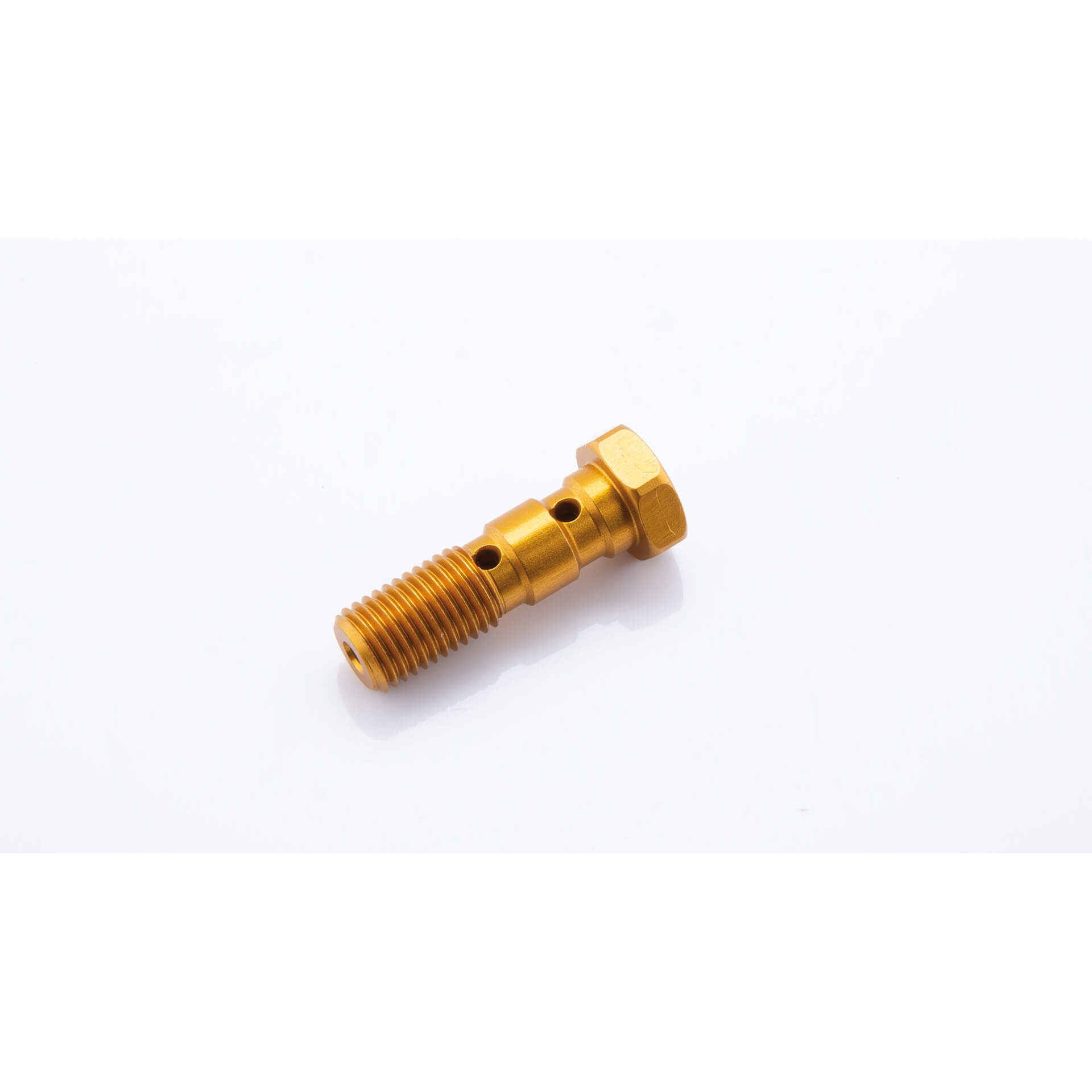LSL Aluminium double banjo bolt M10x1.25, gold, gold