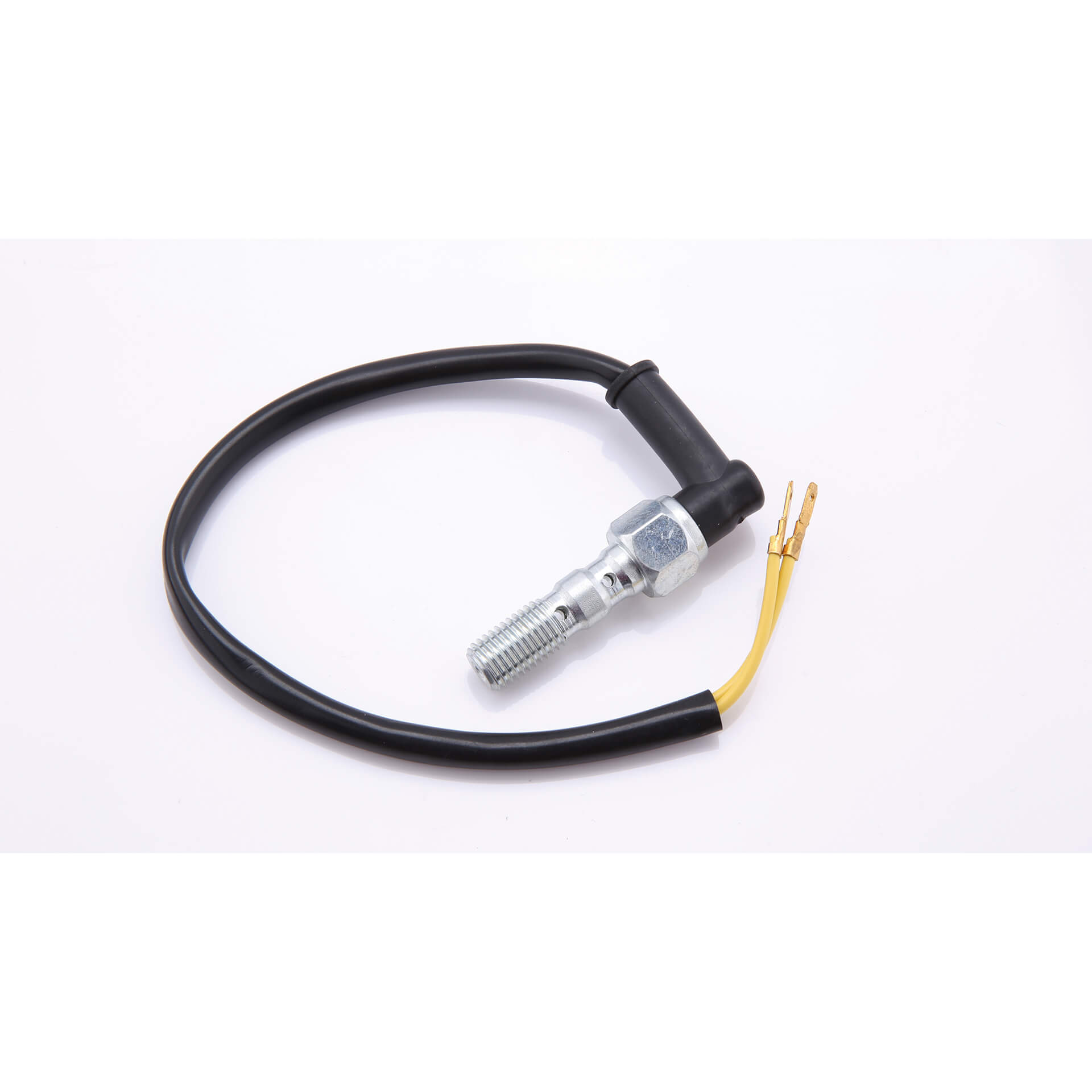 LSL Aluminium double banjo bolt UNF 3/8 inch, black, black