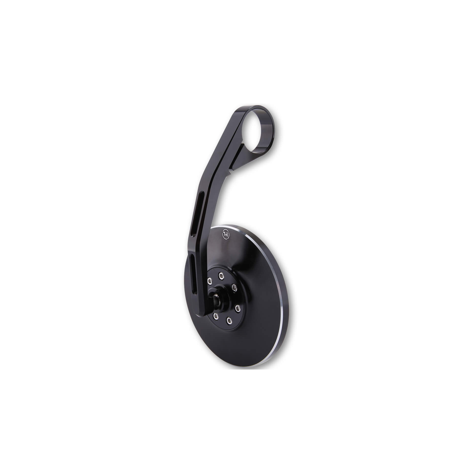 Side view of HIGHSIDER CONERO 2 Handlebar end mirror, long, black