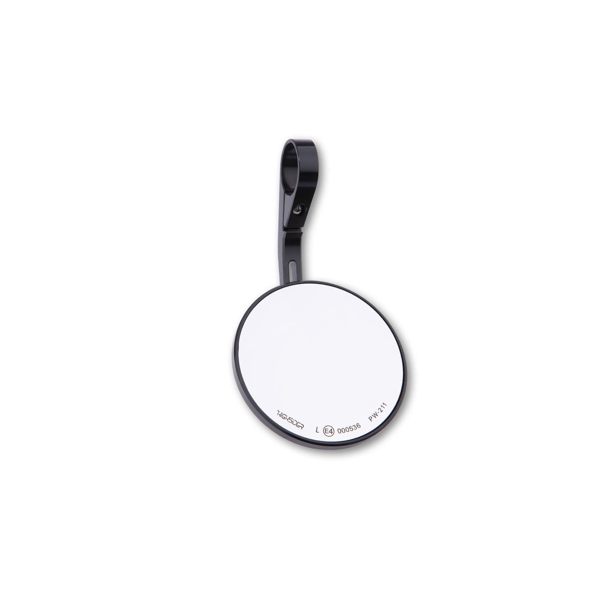 Side view of HIGHSIDER CONERO 2 Handlebar end mirror, long, black