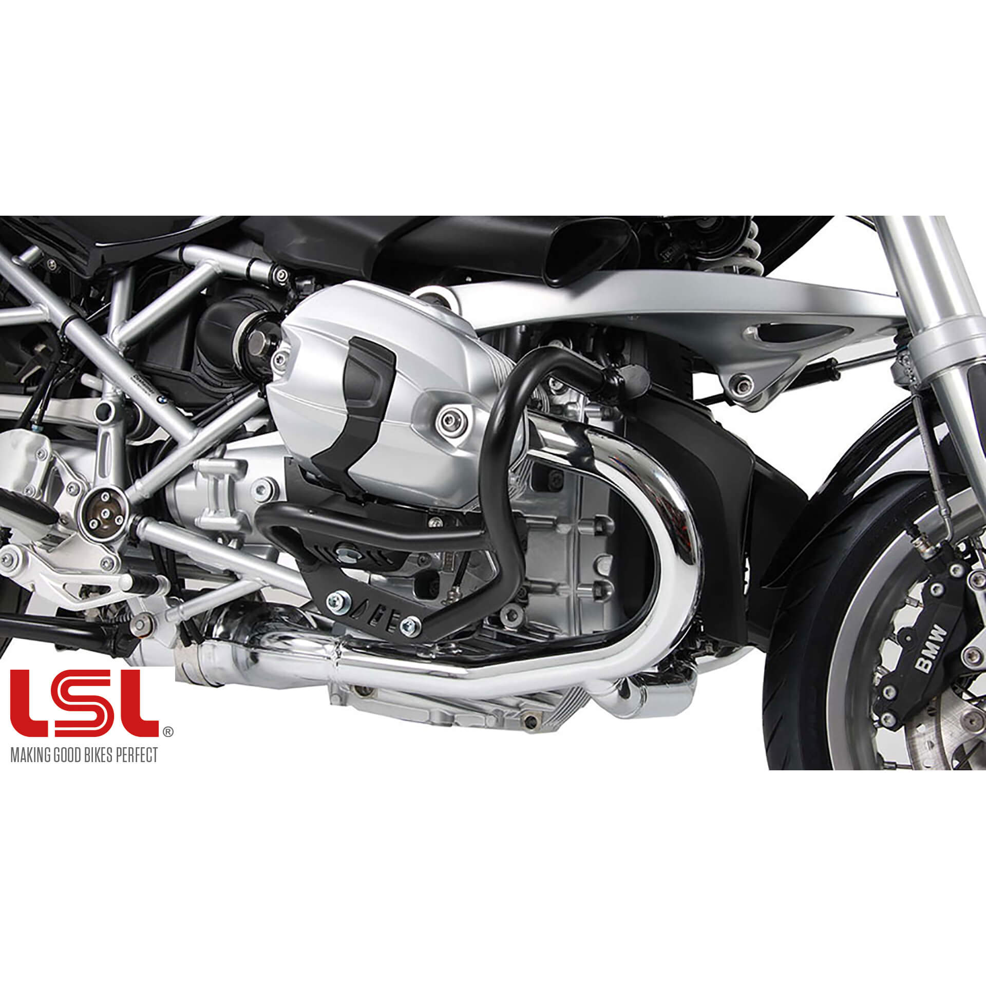 LSL Crash bar R 1200 R 06-14, black, black