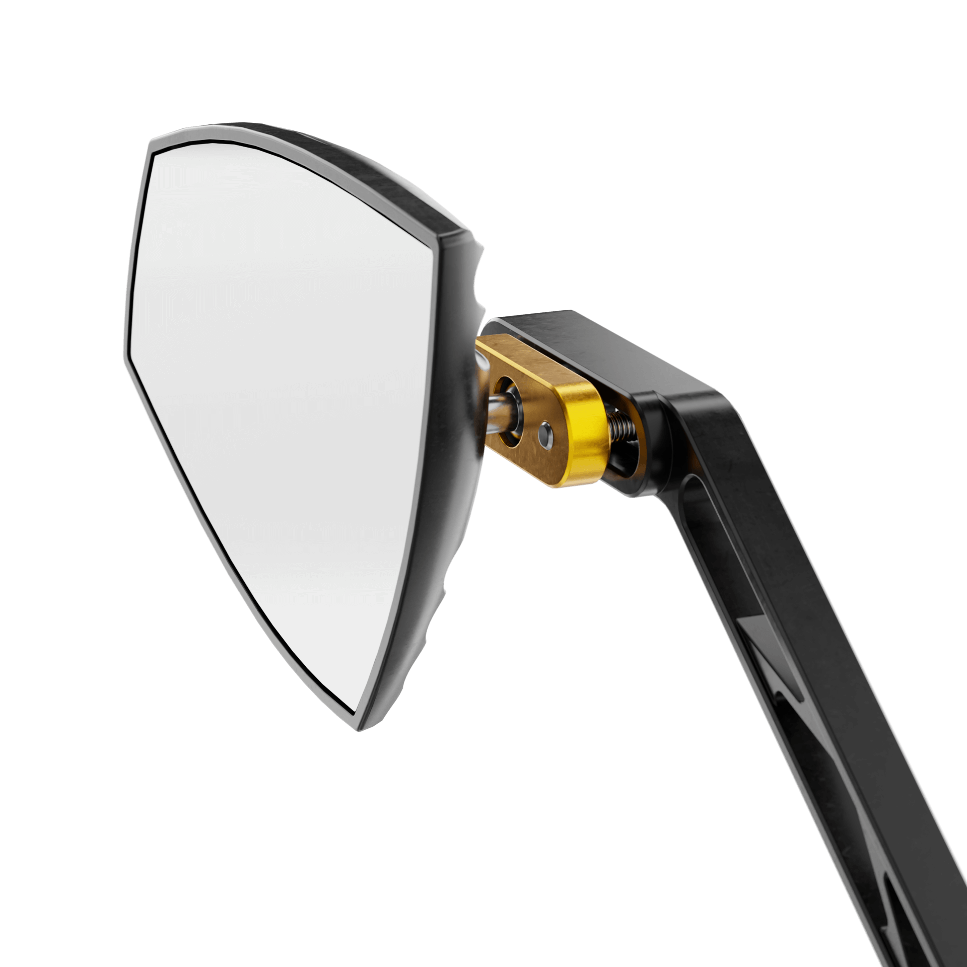 Highsider Unisex Gold Wave Mirror,