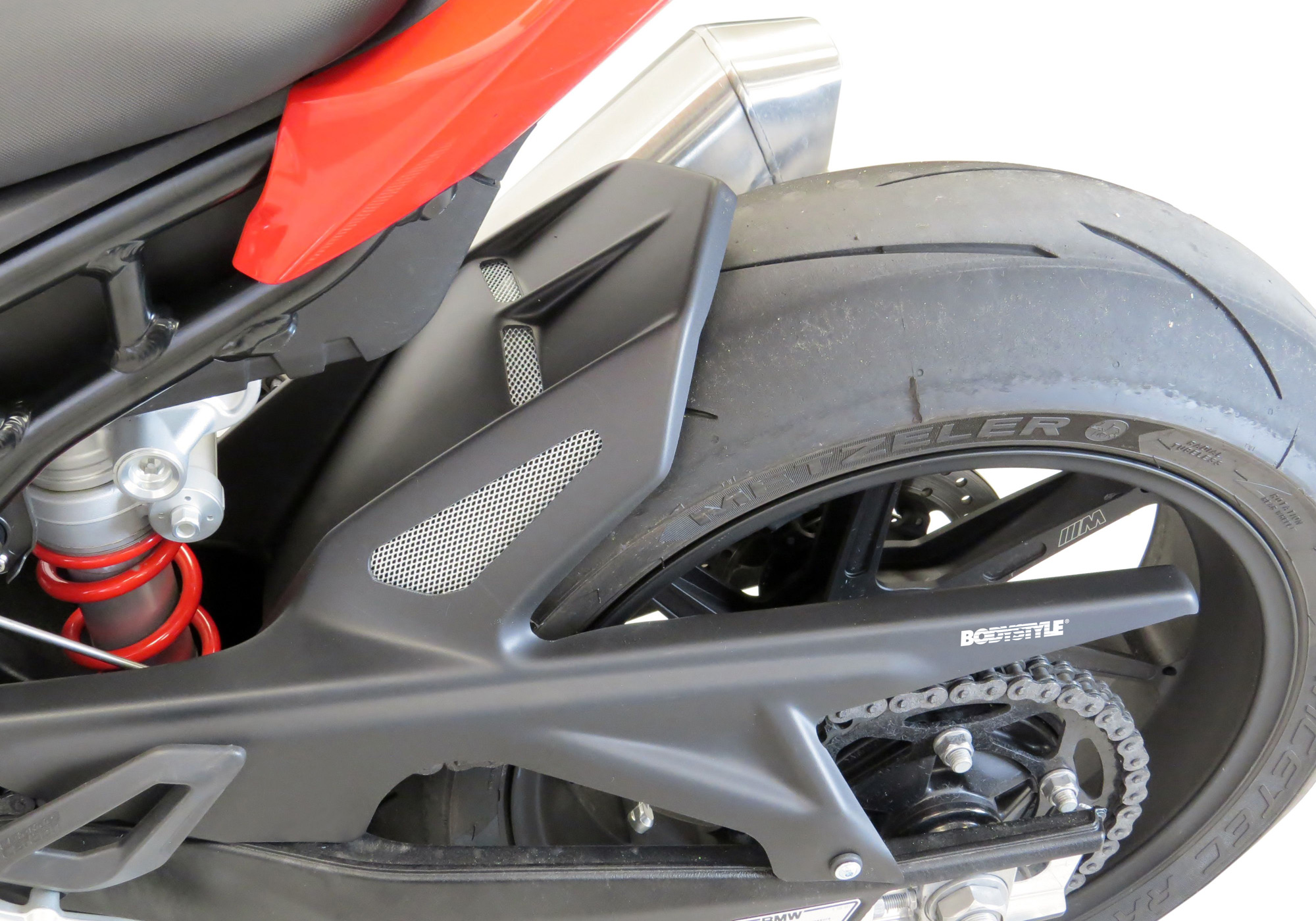 BODYSTYLE hugger arrière ABS plastiques look carbone, charbon