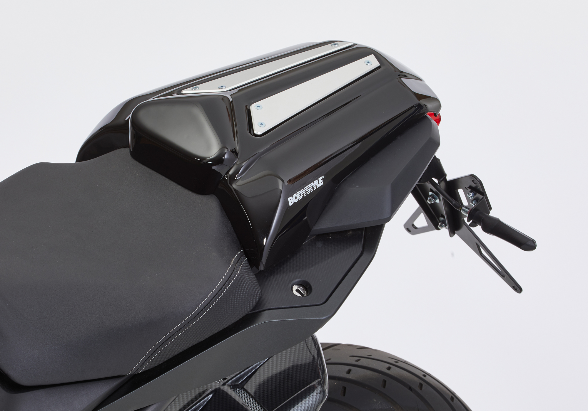 BODYSTYLE seat cover ABS plastics black, black