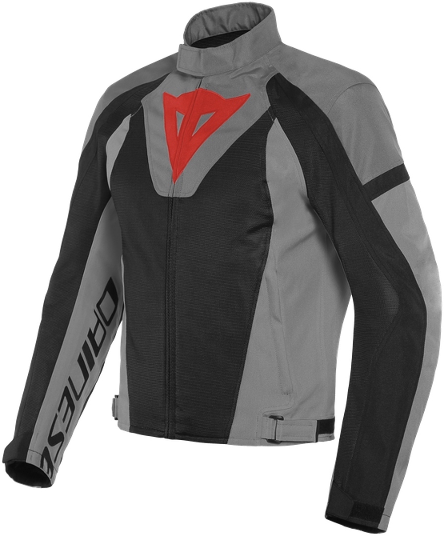 Dainese Levante Air Tex Motorrad Textiljacke, schwarz-grau, Größe 60, schwarz-grau, Größe 60