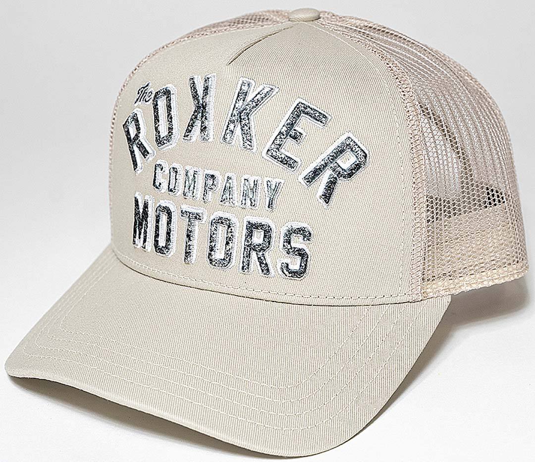 Rokker Motors Trucker Cap, white, white, Size One Size