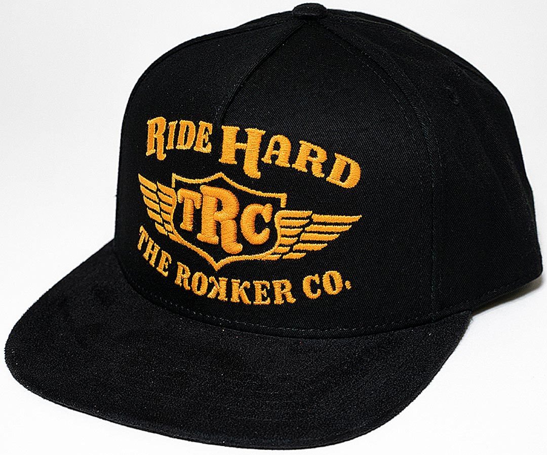 Rokker Ride Hard Snapback Cap, black-yellow, black-yellow, Size One Size