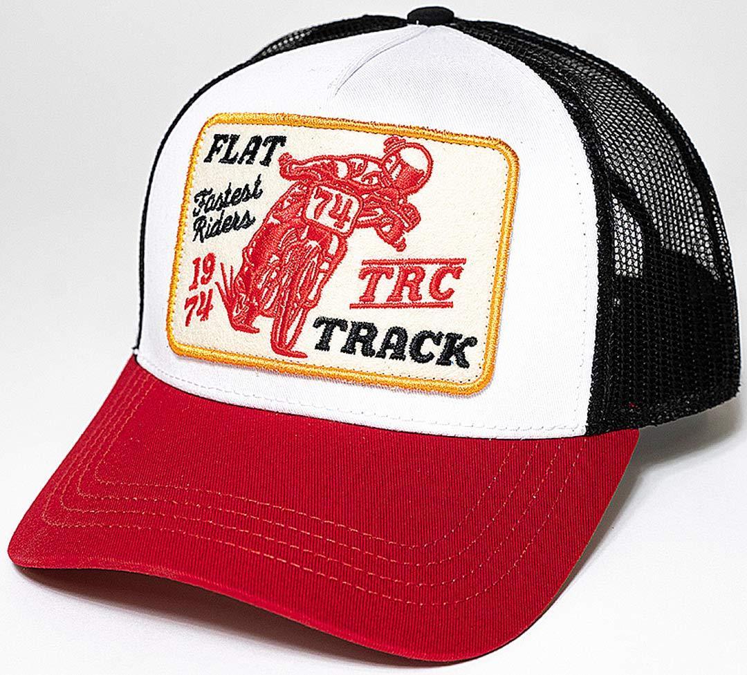 Rokker TRC Patch Trucker Cap, black-white-red, black-white-red, Size One Size