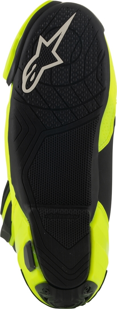 Photos - Motorcycle Boots Alpinestars Supertech R Vented , black-yellow, Size 39 for Men 